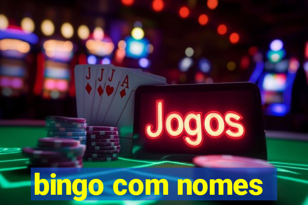 bingo com nomes